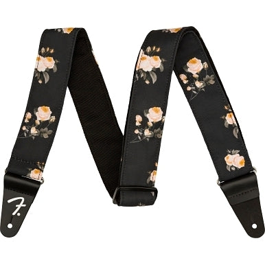 Fender Floral Guitar Strap - Black