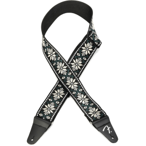 Fender Pasadena Woven Strap - Yellow Snowflake