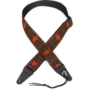 Fender Pasadena Woven Guitar Strap - Orange Wallflower