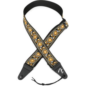 Fender Pasadena Woven Guitar Strap - Yellow Lotus