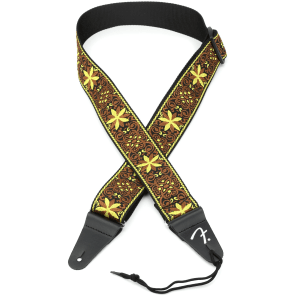 Fender Pasadena Woven Strap - Yellow Wallflower