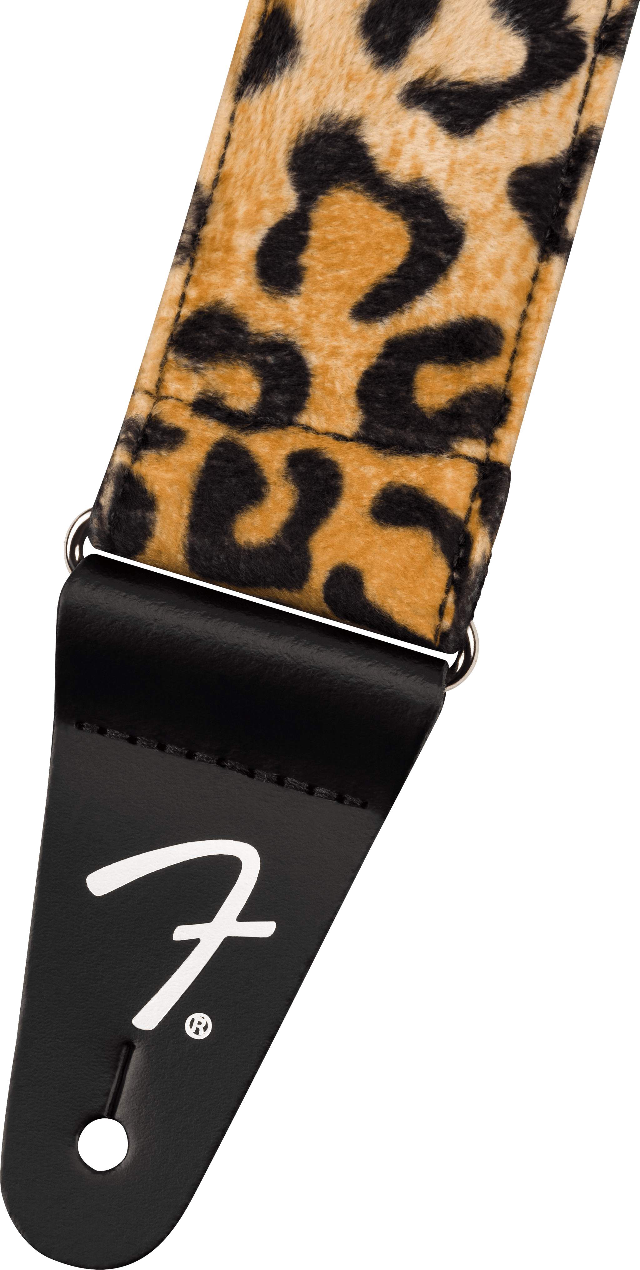 Fender Joe Strummer of The Clash Guitar or Bass Strap - Leopard Print