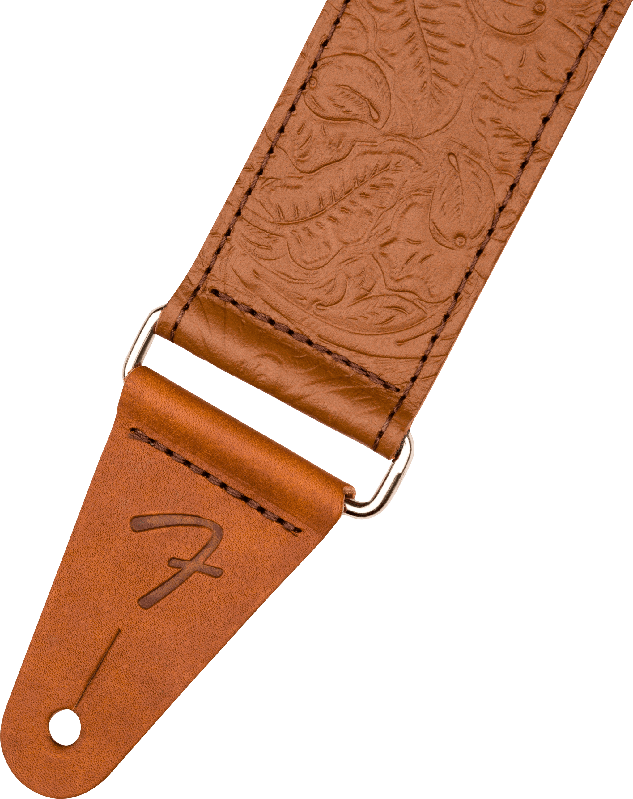 Fender Tooled Leather Guitar Strap - Brown
