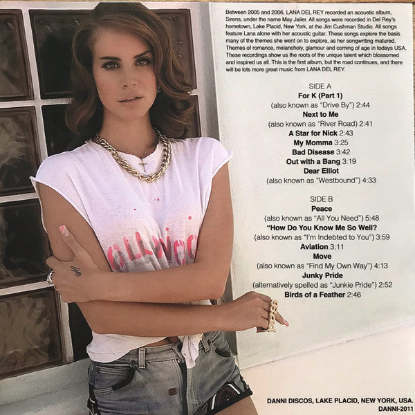 Lana Del Rey – Sirens - The Lost 2006 Album - LP Vinyl Record