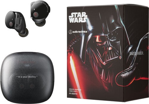 Audio Technica ATH-CKS50TW2DV Star Wars Darth Vader Bluetooth Earphones Ltd Ed (Black/Red)
