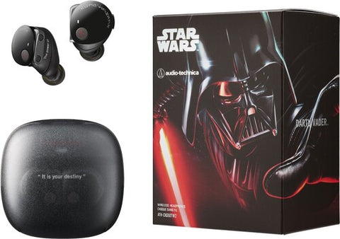 Audio Technica ATH-CKS50TW2DV Star Wars Darth Vader Bluetooth Earphones Ltd Ed (Black/Red)