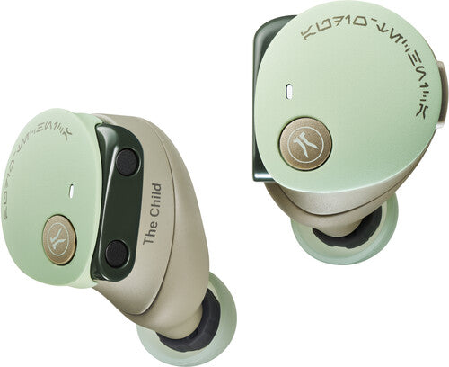 Audio Technica ATH-CKS50TW2GG Star Wars Grogu Bluetooth Earphones Ltd Ed (Green/Tan)