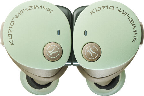 Audio Technica ATH-CKS50TW2GG Star Wars Grogu Bluetooth Earphones Ltd Ed (Green/Tan)