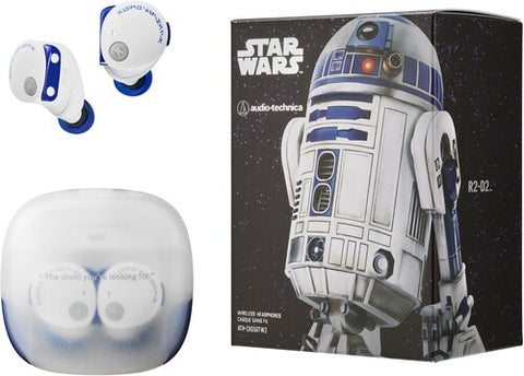 Audio Technica ATH-CKS50TW2R2 Star Wars R2D2 Bluetooth Earphones Ltd Ed (Blue/White)