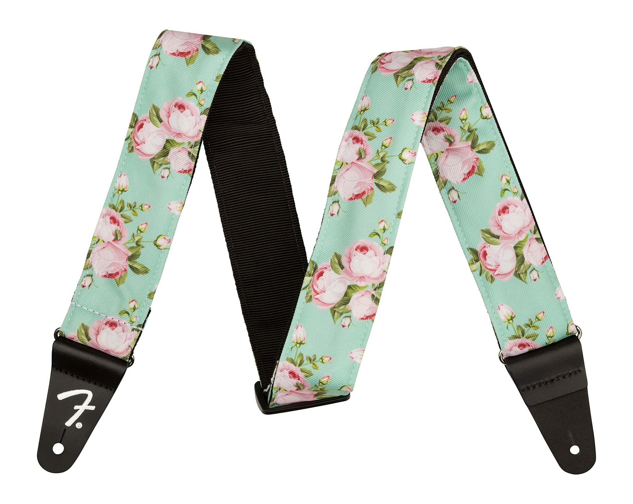 Fender Floral Guitar Strap - Seafoam Green