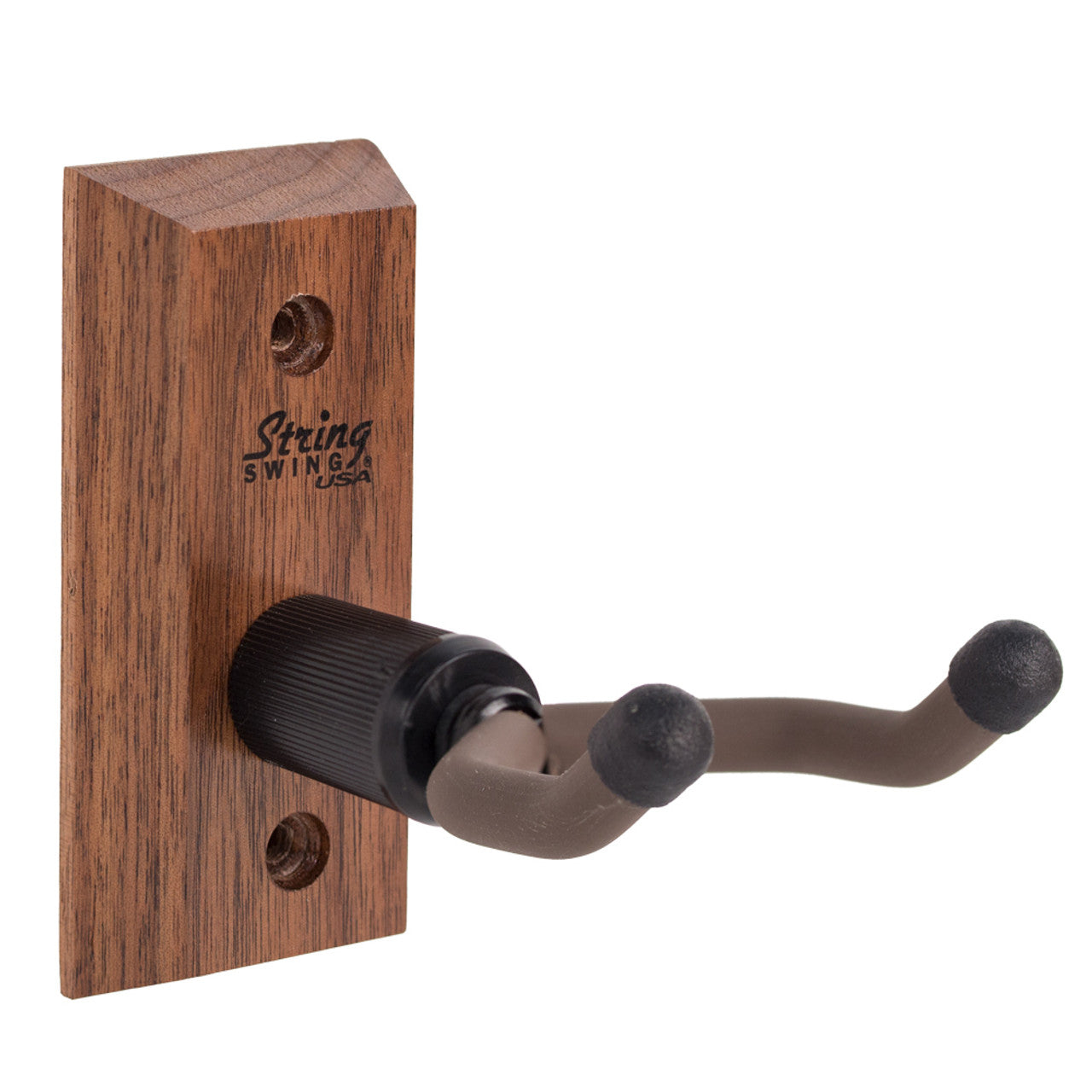 String Swing CC01UK Ukulele/Mandolin Wall Hanger - Black Walnut