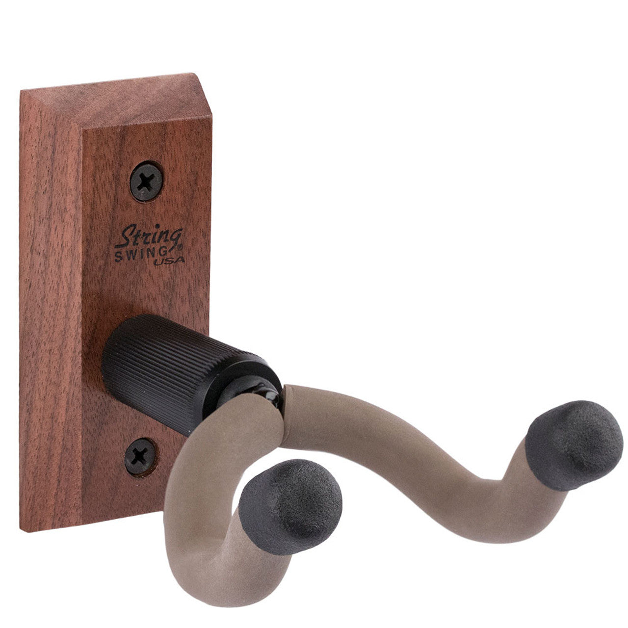 String Swing CC01K Guitar Wall Hanger - Black Walnut