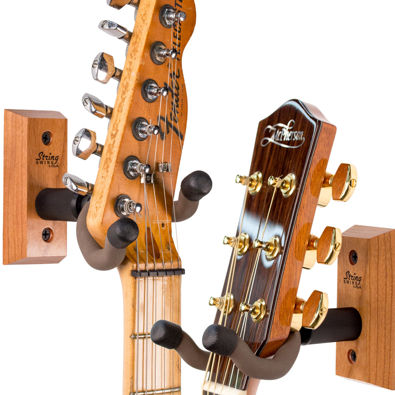 String Swing CC01K Guitar Wall Hanger - Cherry