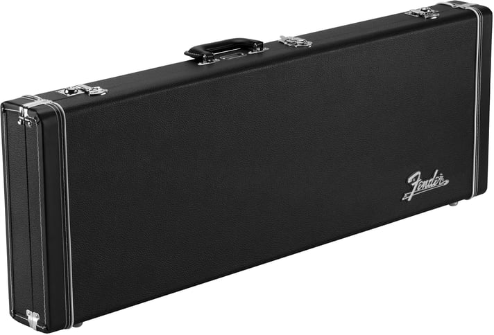 Fender Classic Series Wood Case - Hard Shell Electric Guitar Case - Stratocaster/Telecaster