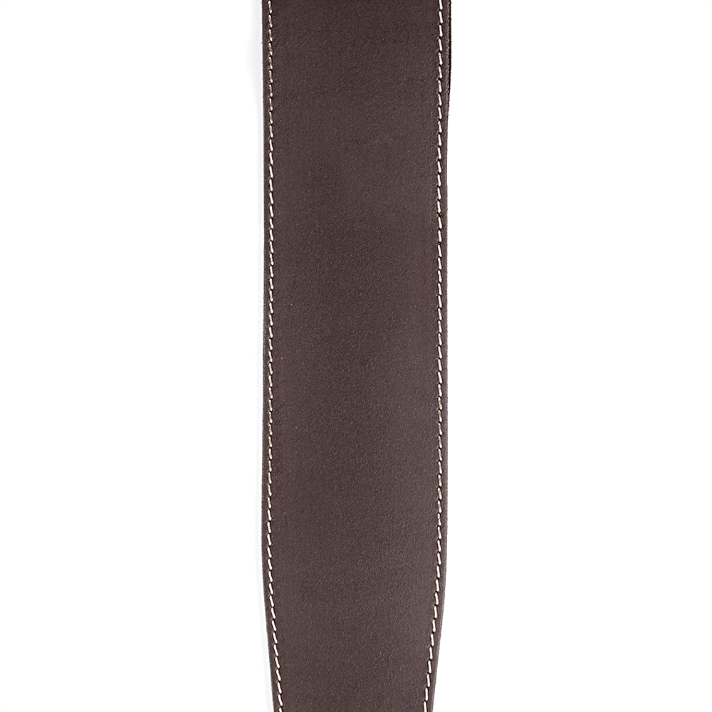 D'Addario Deluxe Leather Guitar Strap - Brown