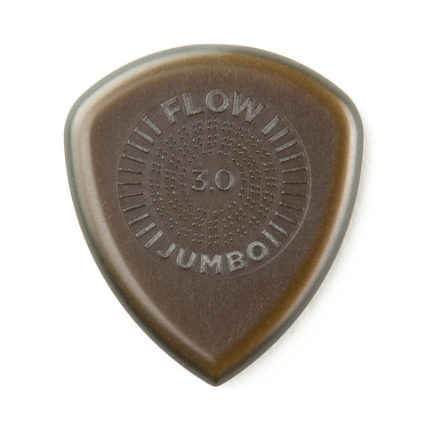 Dunlop Flow Performance Plectra Picks 3-Pack - Jumbo Grip - 3.0mm