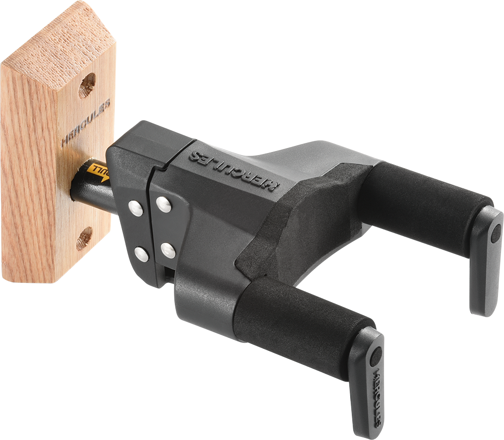 Hercules Auto-Swivel Yoke Guitar Wall Hanger GSP38WB PLUS