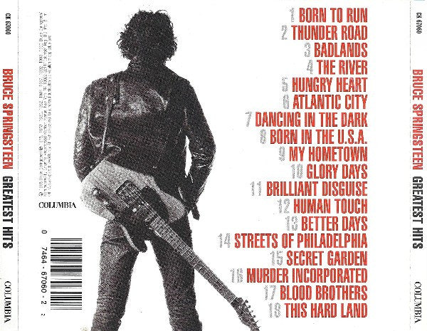 Bruce Springsteen - Greatest Hits CD - Grass Roots Music Store
