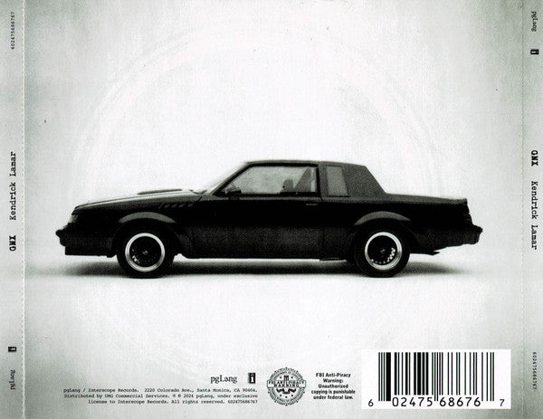 Kendrick Lamar - GNX CD - Grass Roots Music Store