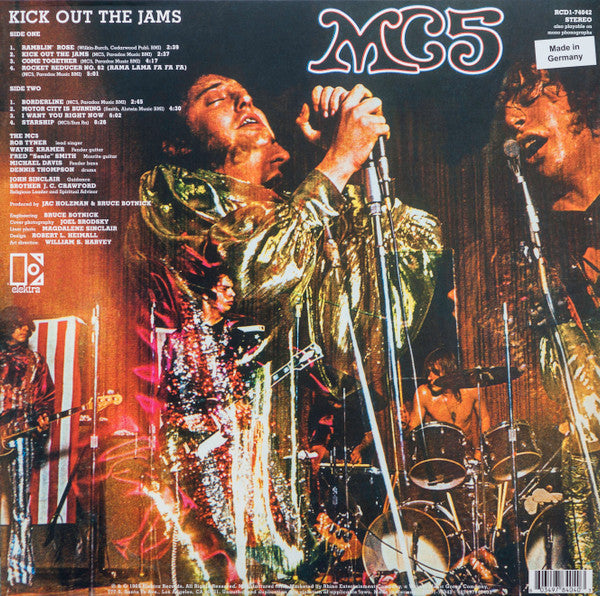 MC5 - Kick Out The Jams - LP Vinyl Record - Grass Roots Music Store