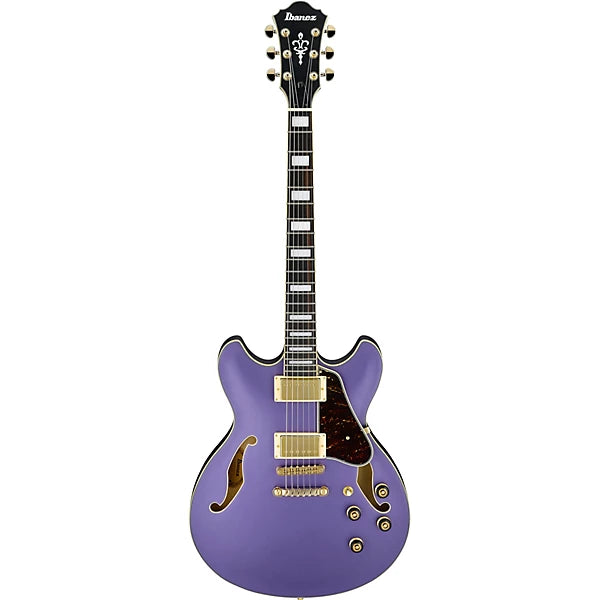 Ibanez Artcore AS73G Semi-Hollowbody Electric Guitar - Metallic Purple Flat