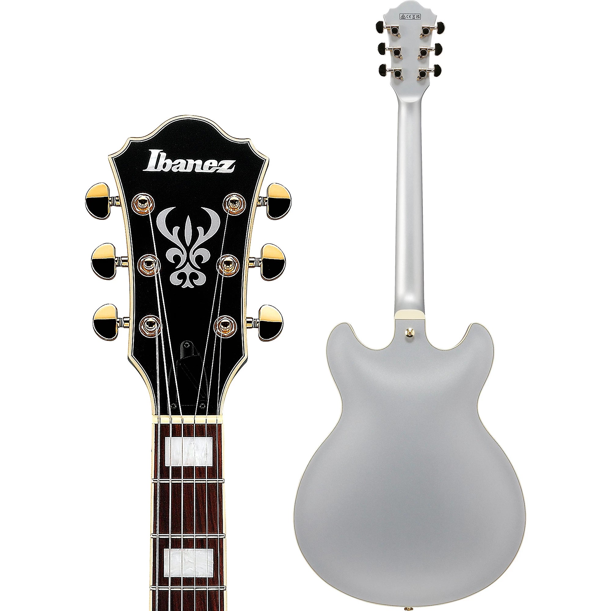 Ibanez Artcore AS73G Semi-Hollow Electric Guitar - "Moonstone Silver Flat"