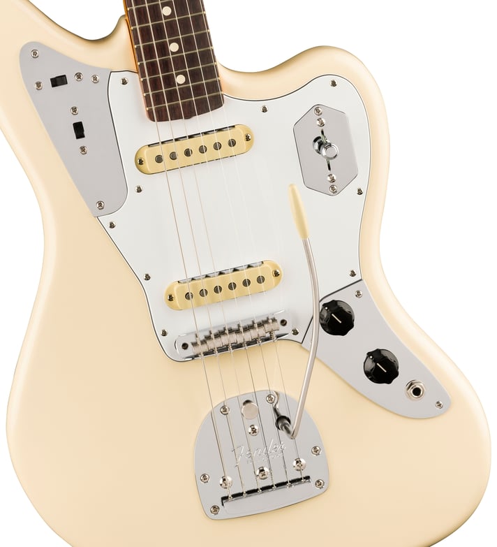 Fender Johnny Marr American Jaguar - Olympic White with Rosewood Fingerboard - w/ Hard Case (as played by Taylor Swift)