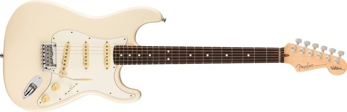 Fender American Jeff Beck Stratocaster Electric Guitar - Olympic White