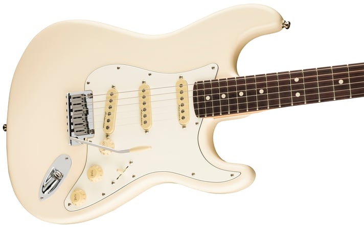 Fender American Jeff Beck Stratocaster Electric Guitar - Olympic White