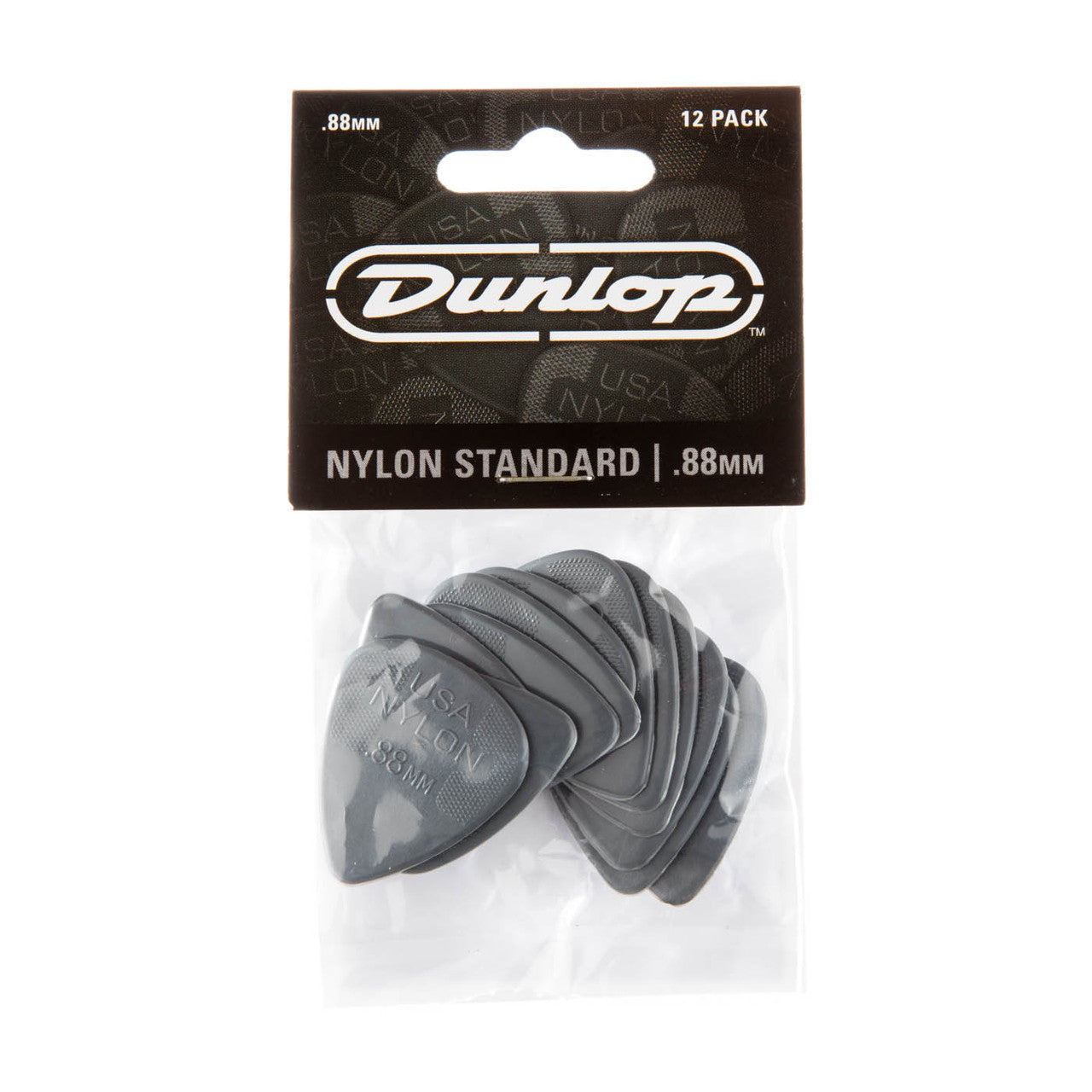Dunlop Nylon Standard Picks 12-Pack - .88mm