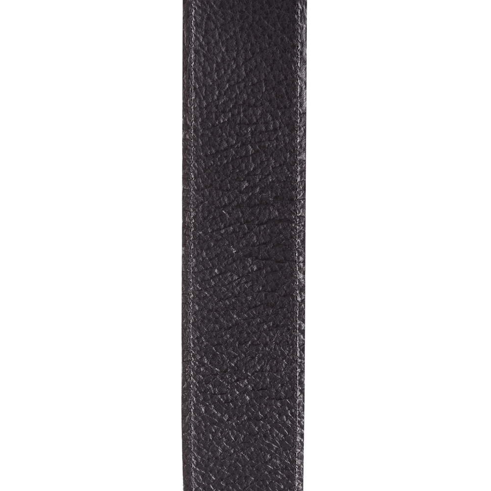 D'Addario Slim Garment Leather Guitar Strap - Black