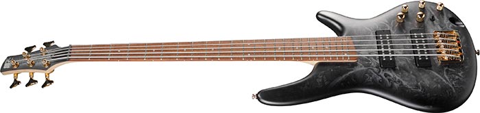 Ibanez SR305EDX Standard 5-string Electric Bass - Black Ice Frozen Matte