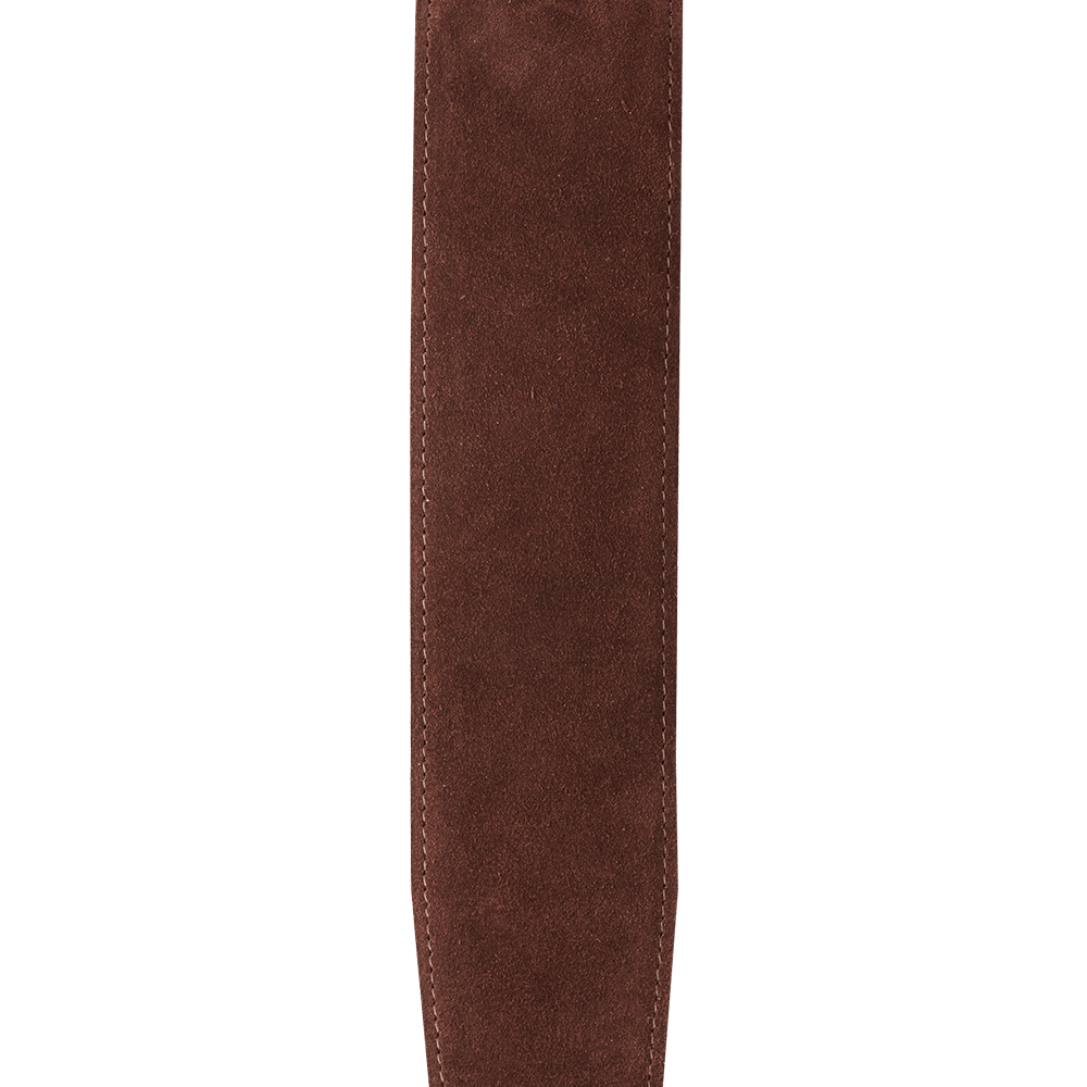 D'Addario Suede 2-Inch Guitar Strap - Cognac