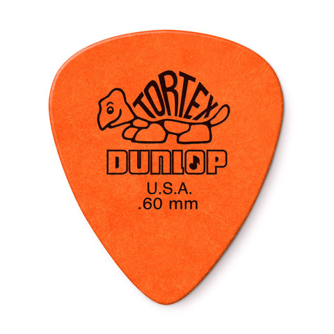 Dunlop Tortex Standard Picks 12-Pack - .60mm Orange