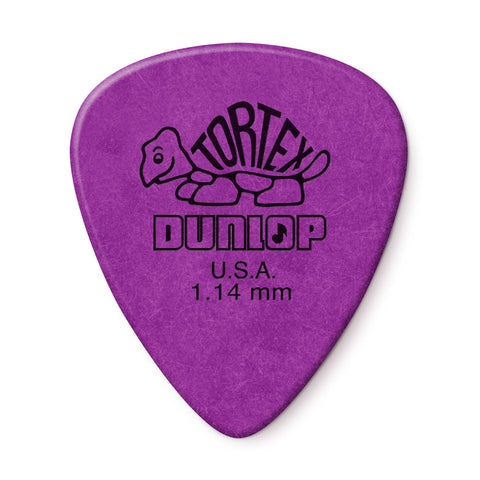 Dunlop Tortex Standard Picks 12-Pack - 1.14mm Purple