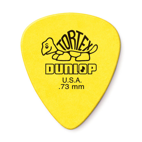 Dunlop Tortex Standard Picks 12-Pack - .73mm Yellow