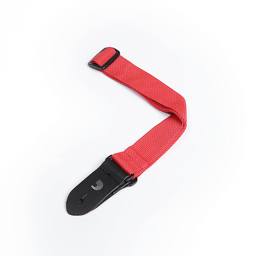 D'Addario Polypro Kids Ukulele/Guitar Strap - Red