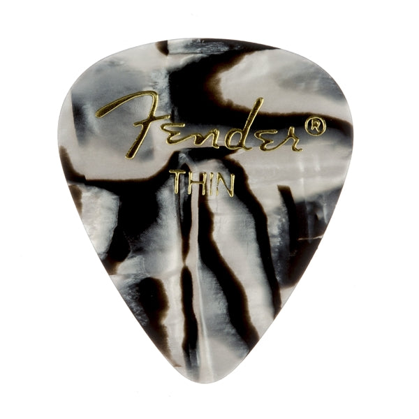 Fender Premium Celluloid Picks 351 Shape 12-Pack - Zebra
