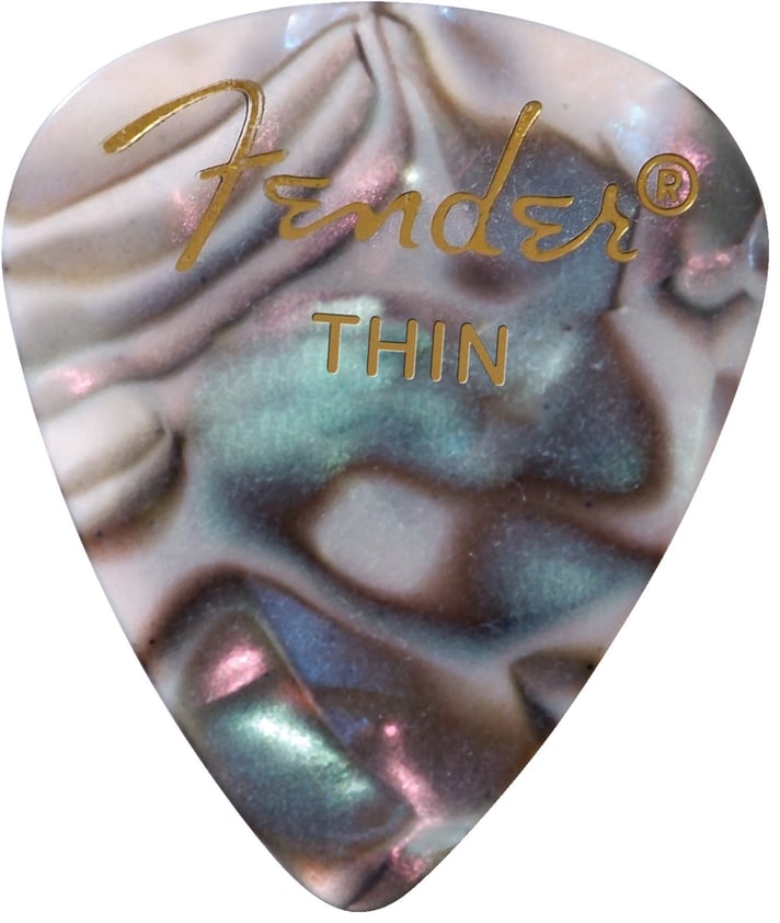 Fender Premium Celluloid Picks 351 Shape 12-Pack - Abalone