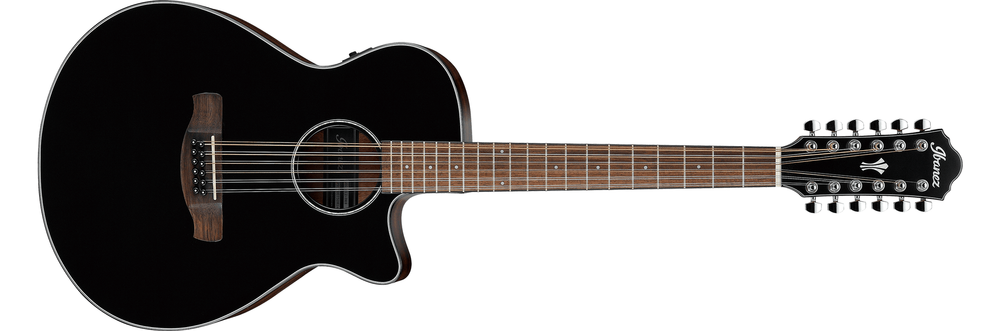 Ibanez AEG5012 AEG 12-String Acoustic-Electric Guitar Dark Violin Sunburst