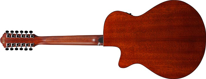 Ibanez AEG5012 AEG 12-String Acoustic-Electric Guitar Dark Violin Sunburst