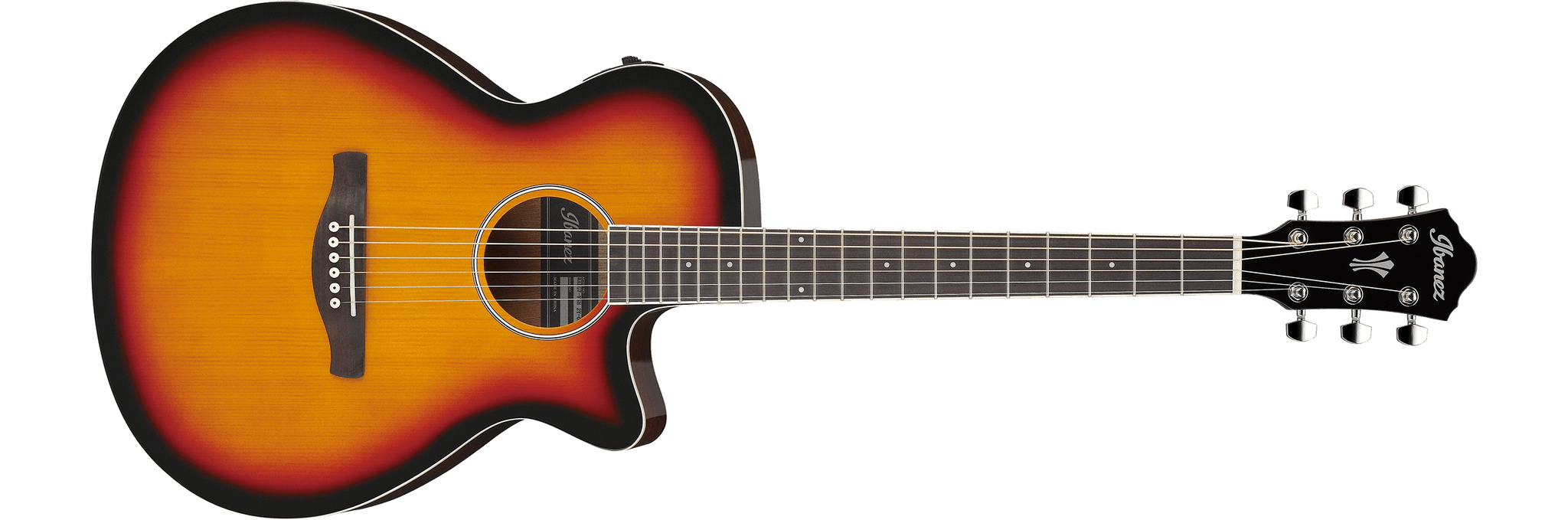 Ibanez AEG7VSH Acoustic-Electric Classical Nylon-String Guitar - Transparent Vintage Sunburst