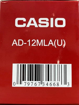 Casio AD-12MLA(U) 12V AC Adapter • Replacement Power Supply