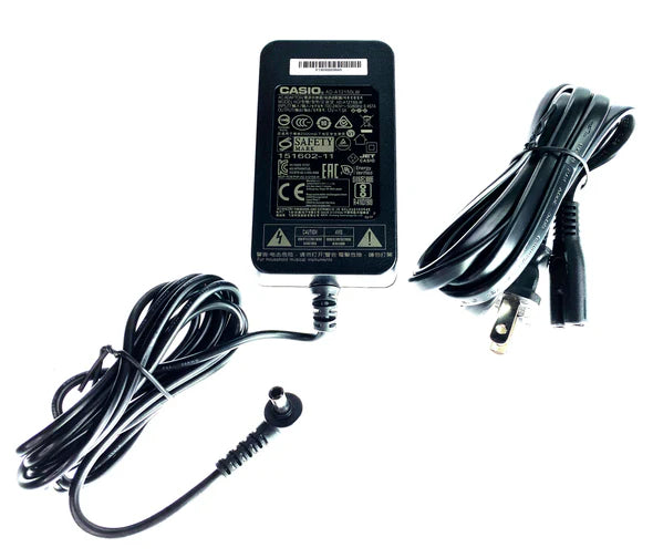 Cavo Alimentazione Casio Alimentatore 12V Per Tastiera Casio - Adattatore AC/DC AD-A12150LW, Cavo Di Alimentazione Nuovo Di Zecca Adattatore 12V AD- A12150LW