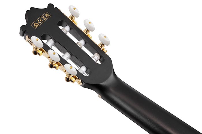 Ibanez GA5MHTCE-WK - Acoustic-Electric Classical Nylon String Guitar - Weathered Black Open Pore