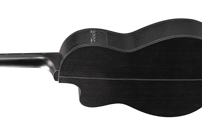 Ibanez GA5MHTCE-WK - Acoustic-Electric Classical Nylon String Guitar - Weathered Black Open Pore