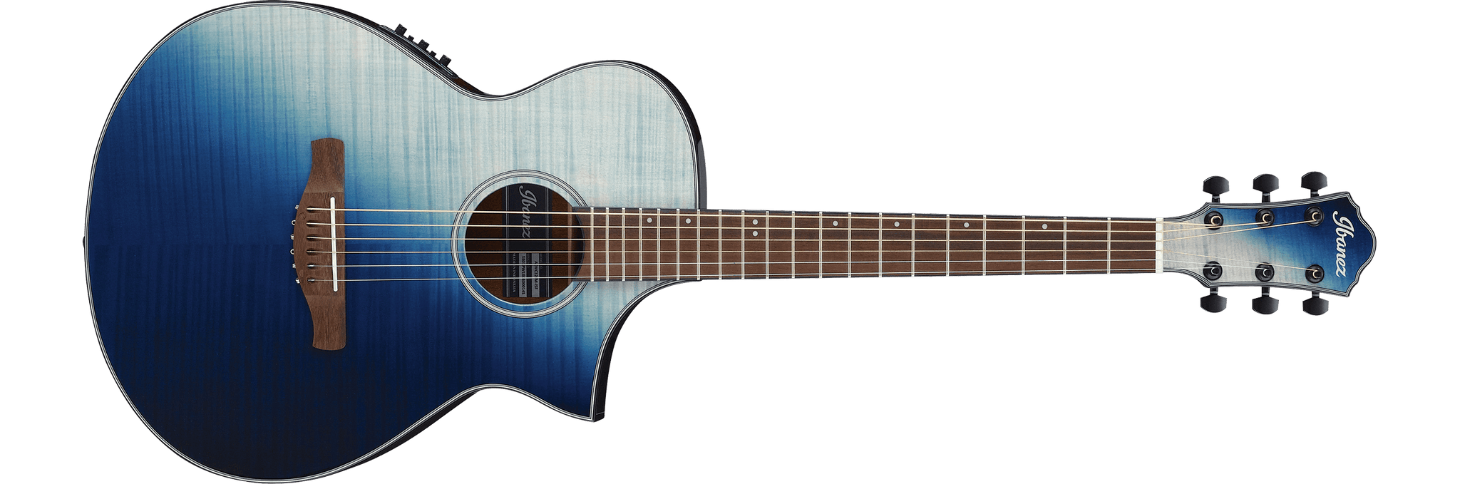 Ibanez AEWC32FM Acoustic-Electric Guitar - Indigo Sunset Fade