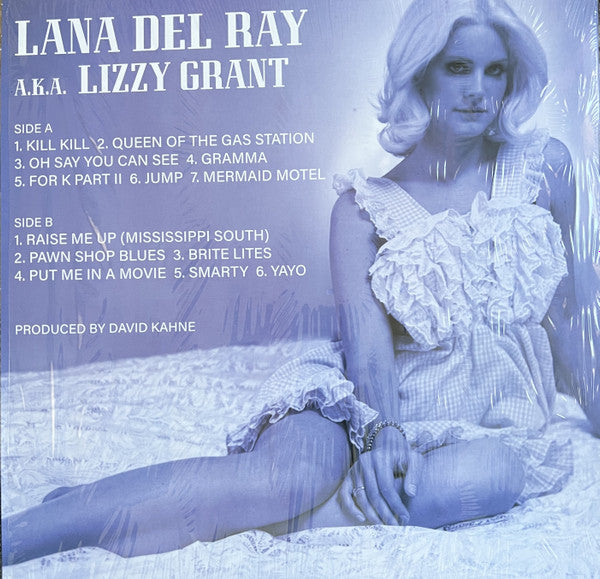 LANA DEL REY - A.K.A. LIZZY GRANT - Green Marbled Vinyl LP Record (alternative cover)