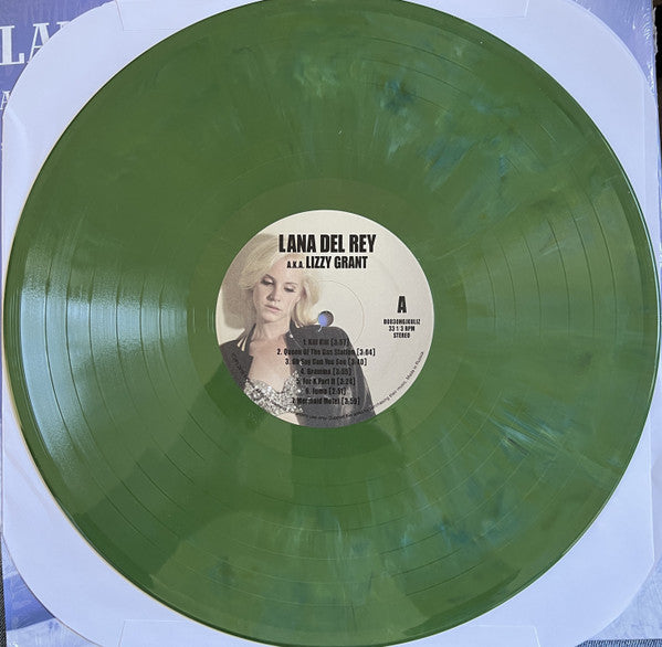 LANA DEL REY - A.K.A. LIZZY GRANT - Green Marbled Vinyl LP Record (alternative cover)