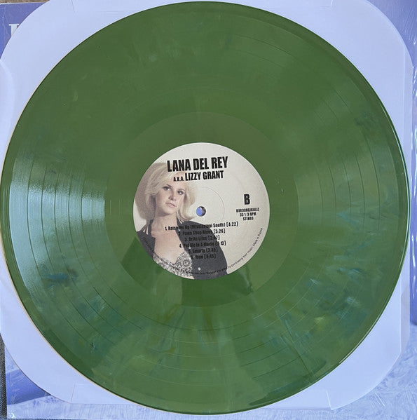 LANA DEL REY - A.K.A. LIZZY GRANT - Green Marbled Vinyl LP Record (alternative cover)